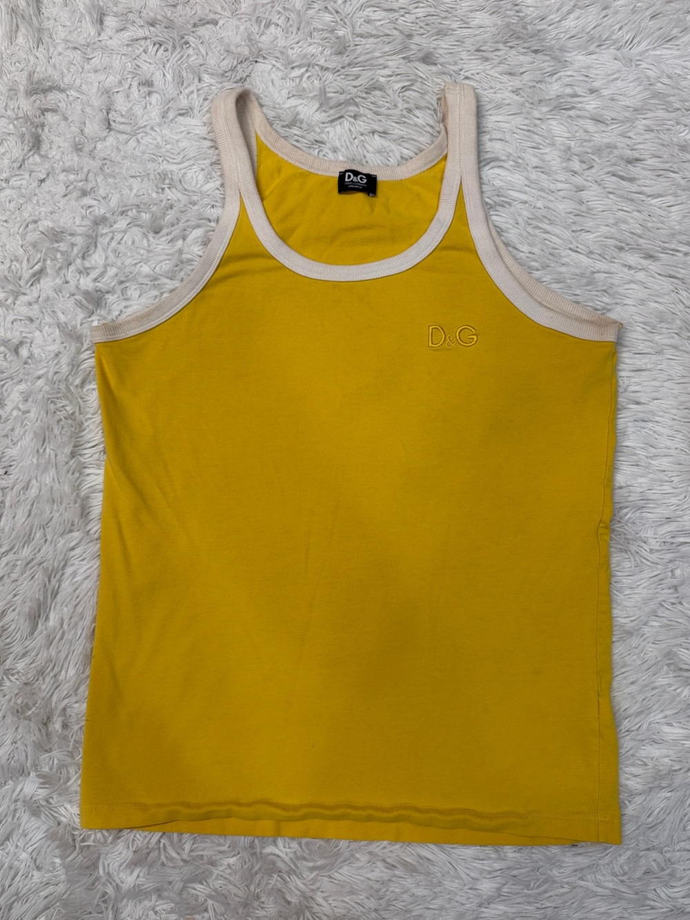 Dolce and Gabbana Yellow Tank Top